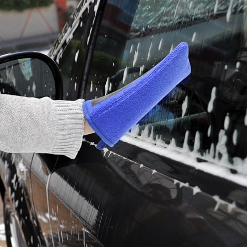 2 Pack Clay Towel Mitt 8 x 5 Inch, Microfiber Car Clay Bar Mitt for Car Detailing