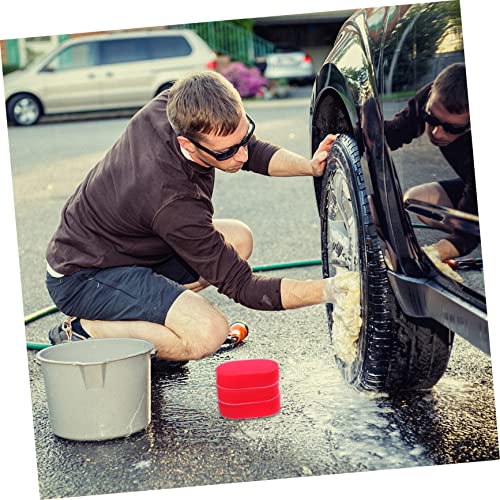 Zerodeko 10pcs Car Tire Waxing Brush Set Removable Applicator Handle for Efficient Car Cleaning and Polishing for Tire Shine and Maintenance