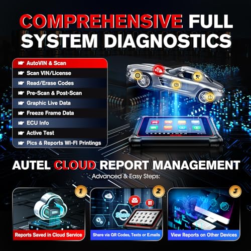 Autel Scanner MaxiPRO MP900-BT w/ $60 MV108S | 2026 DoIP & CAN-FD MP900BT Same as MS906 PRO MAX w/ECU C0ding, 3000+ Active Test, 40+ Service, OE Full Sys, Up of MP808BT PRO MP900Z-BT MP900 MK900-BT