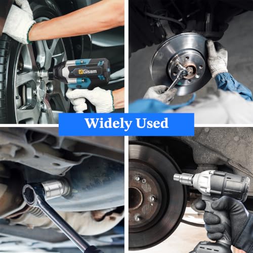 2 Pcs 1/2" Drive 8mm Shallow Impact Socket | Anti-Rounding 12 Point Design, Square Chamfered Opening, Easy Removal of Axle Nut - color: Shallow, size: 8mm