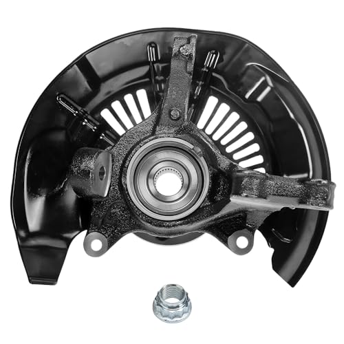 Detroit Axle - Front 4pc Steering Knuckles Kit for 10-15 Lexus RX350 RX450h, 08-17 Toyota Highlander, Steering Knuckles & Wheel Bearing Hubs Outer Tie Rods 2010 2011 2012 2013 2014 2015 Replacement - size: 4SU50508/Kit