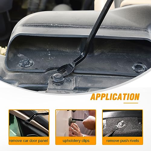 GOOACC 8PCS Auto Trim Removal Tool Kit No-Scratch | Removal Tool Kit for Car Audio Dash Panel Window Molding Fastener Remover Tool Kit-Green - color: Green, size: 8PCS Trim Removal