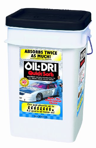 Oil-Dri I05000-G60 Quicksorb Fine Granular Clay Absorbent Bucket, 20 lbs - size: 5.33 Fl Oz (Pack of 60)