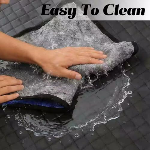 Heavy Duty Rolling Creeper Mat, 58"X28" Foldable Anti-Slip Garage Pad with Storage Bag, for Low Clearance Car Repair, Truck Maintenance - All-in-One Mat for Garage, Roadside, Muddy Conditions