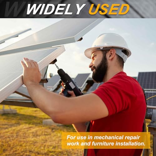 HARFINGTON 10pcs T8 Torx Head Screwdriver Bit 1/4" Hex Shank 2" (50mm) Long Magnetic No Hole Tip Tamper Proof 6 Point Star Screw Driver Drill Bits S2 Steel Industrial Power Screwdrivers - size: T8 x 2"