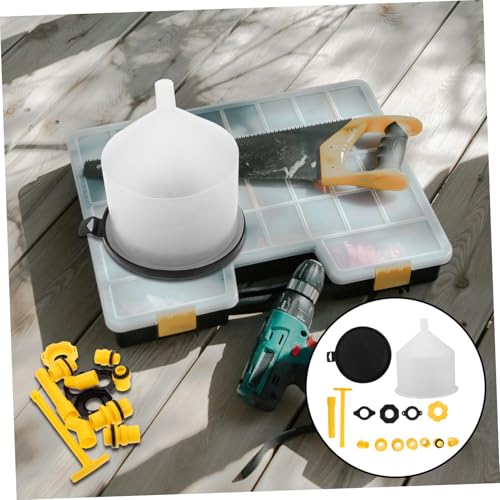 Zerodeko 1set Spill Coolant Filling Kit Radiator Funnel for Efficient Coolant Handling Durable Design Connectors Prevents Leakage and Spills