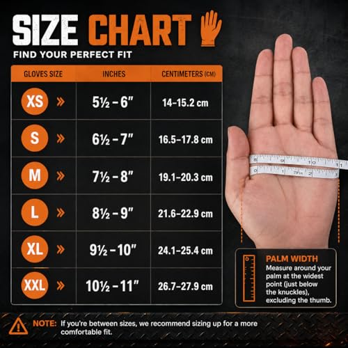 TitanFlex Heavy Duty Industrial Orange Nitrile Gloves, 8-mil, Gloves Disposable Latex Free with Raised Diamond Texture Grip, Powder Free, Rubber Glove, Mechanic Gloves,1000-ct Case (XL) - color: 03 8mil (1000ct), size: X-Large