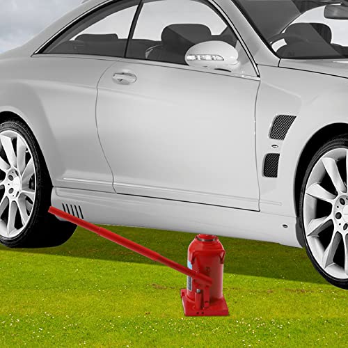 Hydraulic Bottle Portable Jack 30 Ton Capacity Red to Lifting Cars Trucks Suvs Farm Vehicles Heavy-Duty Machinery (30 Ton)