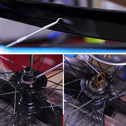(Lengthened Type) 4-Piece Set, Oil Seal Hook, Pull Out The Hook, Oil Seal Screwdriver, Pull Out The and Remove, for Automotive, Electronics, Daily Home Repair Tools, Storage Trays.