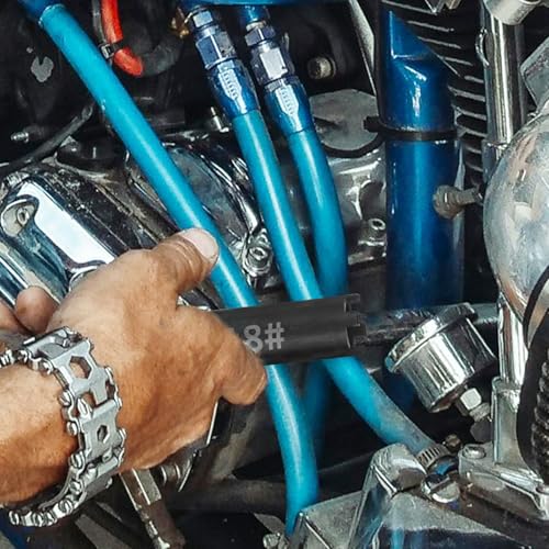 VALICLUD Motorcycle Clutch Centering Tool and Wheel Lock Removal Kit with 4-claw Socket for Front Fork Bearing Race Puller, Motorcycle Maintenance Wrench for Hub and Shock Wrench