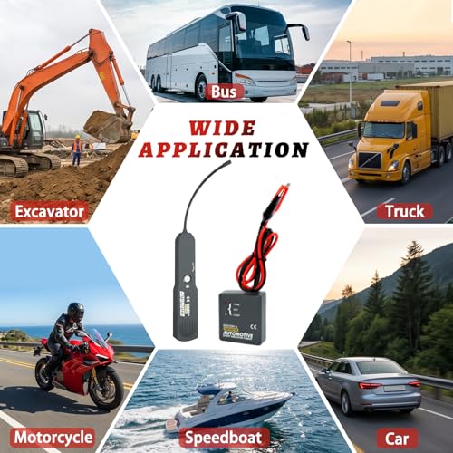 Automotive Circuit Tester, EM415Pro Automotive Electrical Open&Short Finder Circuit Tester, DC 6-42V Fault Probe Cable Tracer, Circuit Breaker Finder for Car, Boat,Trailer etc (No Battery)