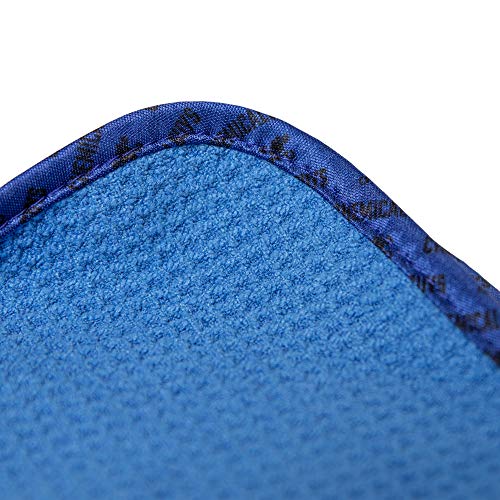 Chemical Guys Waffle Weave Glass Cloth Microfiber Towel, Blue, 24 x 16 | For streak-free cleaning on cars, trucks, and SUVs, blue waffle weave streak-free cleaning cloth, lifts fingerprints - color: Blue, size: 24"x 16"