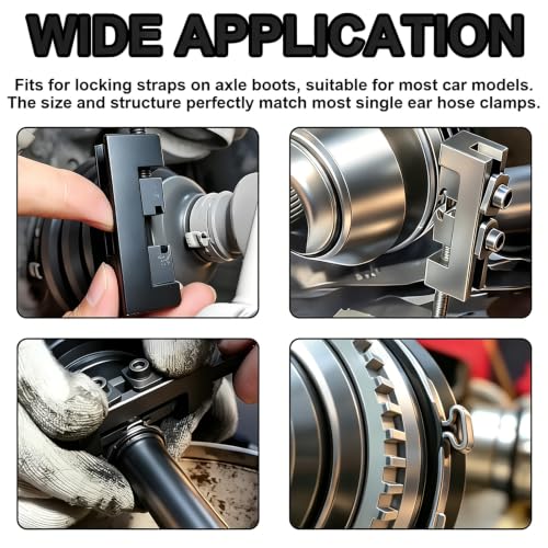 CV Boot Clamp Plier, Single Ear Hose Drive Shaft CV Axle Boot Clamp Removal and Installation Tool for Most Cars - size: Plier Only (1 piece)