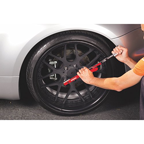 Powerbuilt 1/2 Inch Drive Torque Wrench Deflecting Beam, Accurate Torque Range 20 to 220 Foot Pounds, Precise Measurement with Sound, 649972 - style: Deflecting Beam