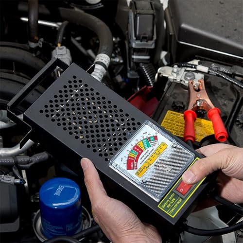 Zpana 12V 100A Car Battery Load Tester, Vehicle Battery Tester Alternator Load and Voltmeter Tester with Alligator Clips, Automotive Diagnostic Tool, Universal for Golf Carts RV Truck