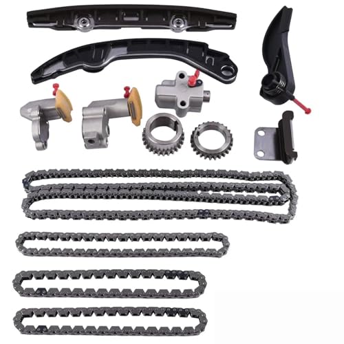 3.5L Timing Chain Kit for Nissan Pathfinder Infiniti QX60 2017-2024 V6 VQ35DD Engine Timing Chain Set with Timing Tool Box 130286KA0A 130286KA1B