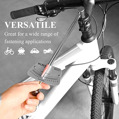 MILMUMU 1/4" Drive Beam Torque Wrench Precision Instrument | Compatible with SAE and MM Bicycle and Automotive Wrench -0-80 Inch-Pounds, 0-9 Newton Meters