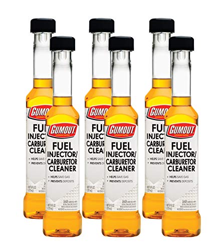 Gumout 510021W-6PK Fuel System Cleaner, 6 Pack - size: Pack of 6, style: Fuel Injector/Carburetor Cleaner