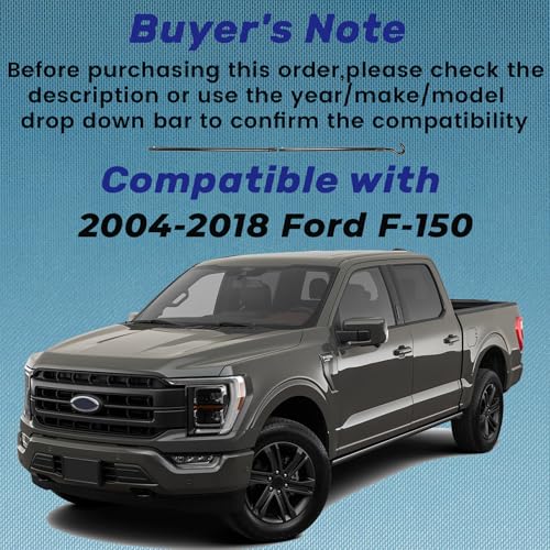 Spare Tire Tool Kit with Spare Tire Jack Handle and Wheel Lug Wrench Compatible with 2004 to 2018 Ford F150