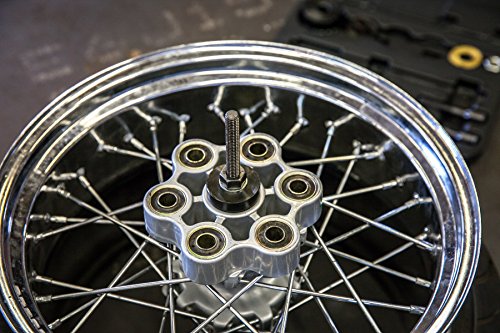 OTC 4790 Wheel Bearing Removal/Installation Kit - Removes and Installs 3/4", 1", and 25mm I.D. Sealed Wheel Bearings; Ideal for Motorcycles and Other Applications that Use Sealed Bearings