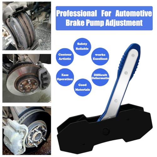 Brake Tools, Brake Caliper Tool, Brake Caliper Compression Tool | Caliper Piston Compressor Tool with 360 Degree Swing Ratchets, Brake Caliper Press Tool with Brake Caliper Hooks, Blue - color: blue