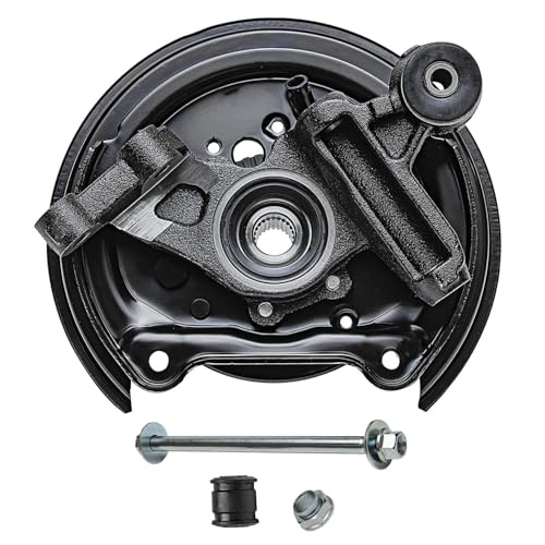 Detroit Axle - Rear Steering Knuckles & Hub Bearings Shock Absorbers Replacement for 2003 2004 2005 Subaru Forester - 4pc Set - size: 4AU48644/Kit