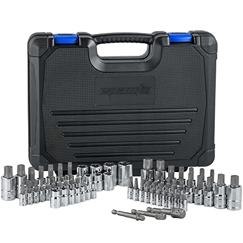 EPAuto Torx Bit Socket and External Torx Socket Set 63-Piece Set - size: Torx Bit- 63 Pieces