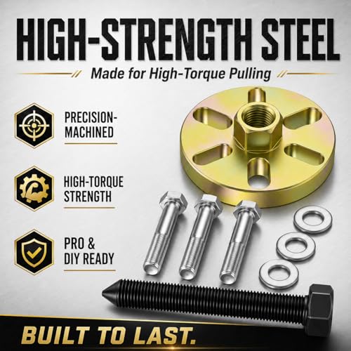 Moker Flywheel Puller for Early Polaris ATV Models,3-Bolt Mounting Pattern | Fits Polaris Trail Blazer 250 330 400 Trail Boss 330 Xpedition 325 425 Xpress Xplorer 300 400 500 Sportsman 400 450 500