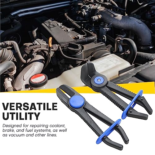 6PCS Hose Clamp Pliers Set | Versatile Hose Pinch Off Pliers, Line Clamp Pliers Set Straight & 90°Angled for Flexible Hoses, Brake Hoses, Fuel Lines - style: 6PCS Straight & 90°Angled