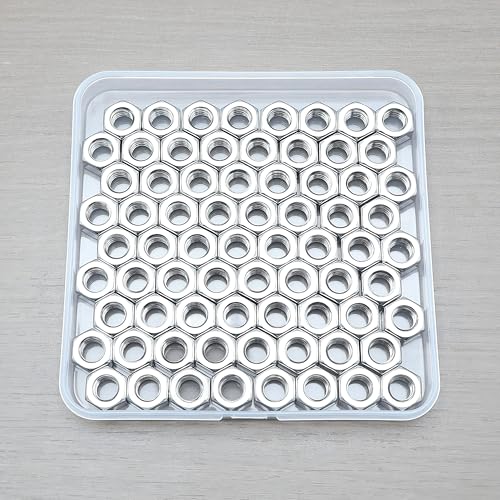 85 Pcs 5/16-18 Hex Nuts, 304 Stainless Steel | Standard Inch Coarse Thread, Hardware Nuts - size: 5/16"-18 (85Pcs)