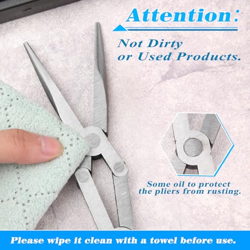 SPEEDWOX 13-Inch Long Reach XL Pivot Ring Nose Pliers - Automotive Hose Remover with Twin Grip - style: Hose Grip Pliers