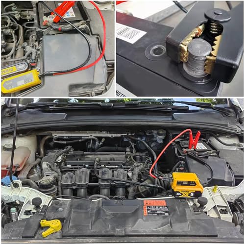 Battery Jumper Cables Compatible with De.Walt Battery Jumper Cables, Automotive Booster Cable for Car Jump Starting Using Tool 8AWG 2.02FT