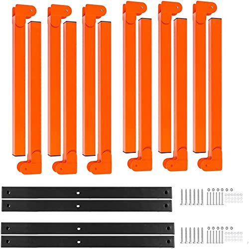 Ultrawall Wall Mount Wood Organizer and Lumber Storage Metal Rack with 3-Level - Indoor & Outdoor Use, 4 Pack - style: 4 PACK