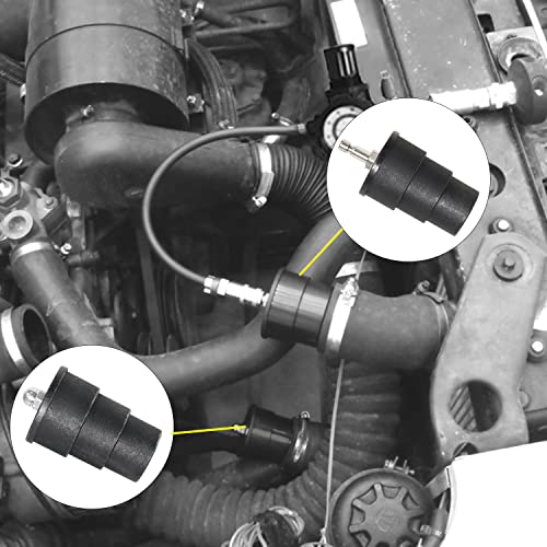 DPTOOL Turbo System Leakage Tester Turbocharger Air Pressure Guage Cooling System Intercoolers Radiators Hose Leaks Test with Regulator Manual Valve 1.38''-3.54''