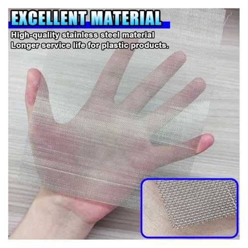 6 × 8 Inch Welding Mesh (10PCS) | Plastic Reinforcing Stainless Steel Wire Mesh Screen for Thermoplastic Repair, Plastic Welding Kit for Car Bumper, Kayak - size: 10PCS