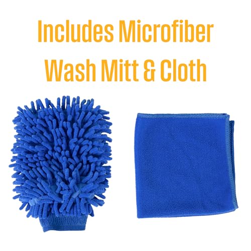 Westinghouse Auto Pressure Washer Accessory Kit; Auto Foam Soap Cannon with Quick Connect, Microfiber Wash Mitt, Auto Detailing Towel; Fits Most Gas and Electric Pressure Washers
