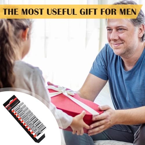 Egofine 10PCS 1/2” Drive Deep Socket Set,Metric Socket Set(10mm-21mm,6 Point Socket Set With Hanging Bracket,Cr-V Steel - size: 1/2, style: 10PC Deep Socket Set