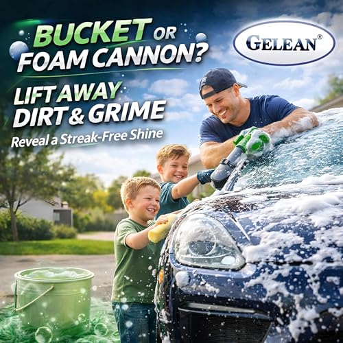 Car Wash Soap – Super Suds High Foaming- 128oz- USA - Deep Cleaning | Foam Cannon or Bucket Use | Cars, Trucks & more |pH-Balanced, Streak-Free | Removes Dirt & Grime | Concentrated car shampoo -