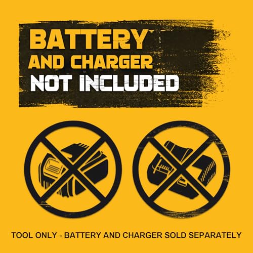 DIYtoolifz Cordless Impact Wrench 3/8” Compatible with Dewalt 20v Battery: 600 Ft-lbs High Torque Impact Driver, 3100RPM Brushless Electric Impact Gun with 4-Mode Speed, LED Light(Bare Tool) - size: 600ft-lbs, style: Compatible with Dewalt 20v Battery (Ba