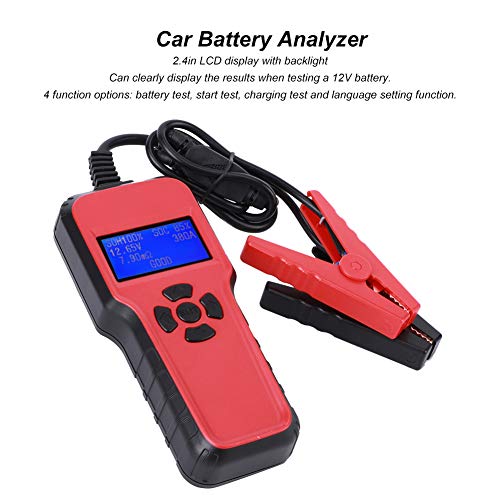 AE1801 Car Digital Battery Analyzer Capacity Tester Diagnostic Tool with LCD Display for 12V Starting Battery