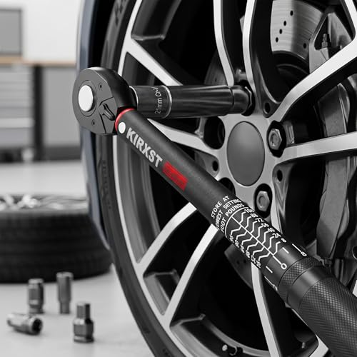 3/8" Drive Torque Wrench 8-104Ft.-Lb./10.9-141.1 Nm, Two-way Adjustable 72-tooth Click Torque Wrench, Dual Scale, ±3% Accuracy Wrench, Suitable for Maintenance Bicycles, Cars and Trucks - size: 3/8" 8-104 ft.1b