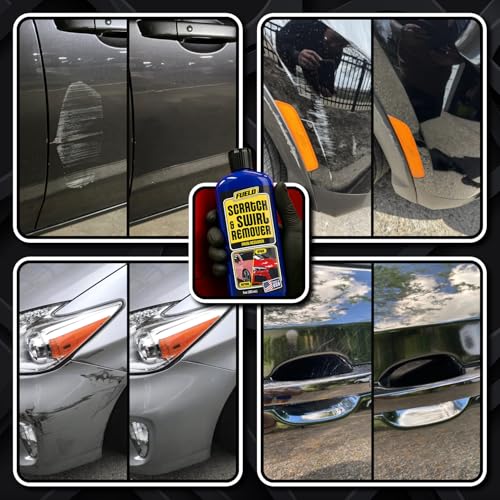 Scratch Remover – Car Scratch Repair & Swirl Remover for Vehicles – Deep Scratch Repair Compound & Polishing Solution – Car Paint Repair Kit for Clear Coat & Paint Restoration – 8 oz with Towel