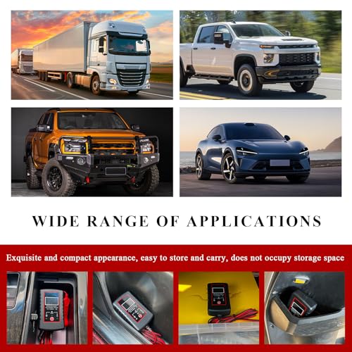 Car Battery Charger, 6V/12V Smart Pulse Battery Repair & Desulfator with ASE Adapter Cable, Intelligent Automatic Trickle Charger Maintainer for Car Truck Motorcycle Marine