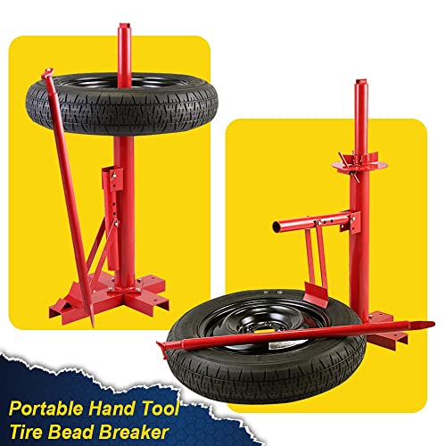 CHEDA Manual Portable Hand Tire Changer Bead Breaker Tool for Home Garage | fit for 8” to 16” Tires)