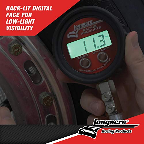 Longacre 52-53000 Pro Digital Tire Pressure Gauge 0-60 psi - size: 60 psi