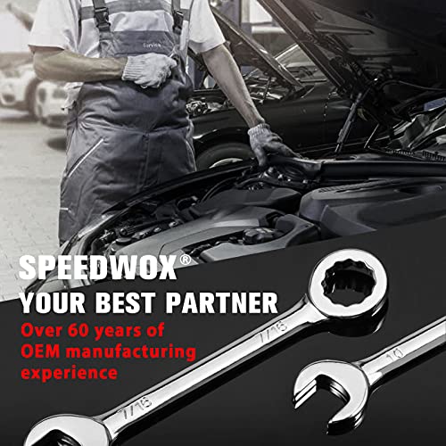 SPEEDWOX Mini Wrench Set Metric SAE Ignition Wrench Sets Open and Box End Wrench Set Small Wrench Set Combination Wrench Sets with Storage Pouches and Key Chains, 4mm-11mm & 5/32"-7/16" - size: 2 set wrench