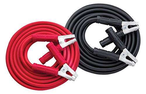 Jump-N-Carry 401252 1 Gauge, 25 ft Booster Cable 800A HD Clamps - size: 1 Gauge, 25 ft
