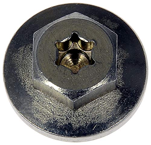 Dorman 090-948 Oil Drain Plug M12-1.75, 15mm Hex Head T45 Torx Compatible with Select Models, 5 Pack