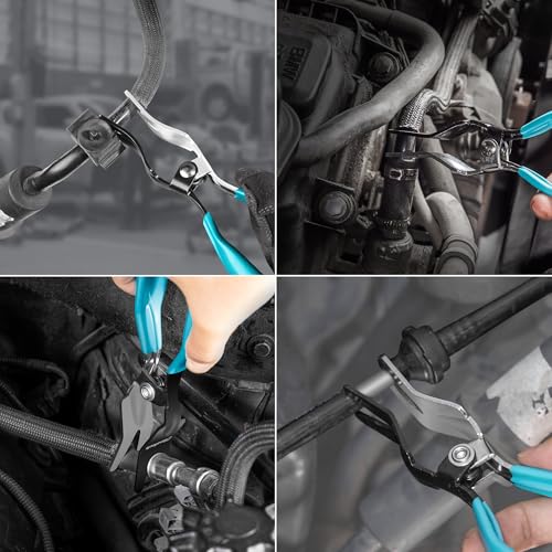 DURATECH Hose Removal Pliers, Automotive Hose Remover Pliers | Separate Fuel and Vacuum line Tubes, Radiator, Water and Gas Lines, Marine, Oil, Vehicle Hose Pipes