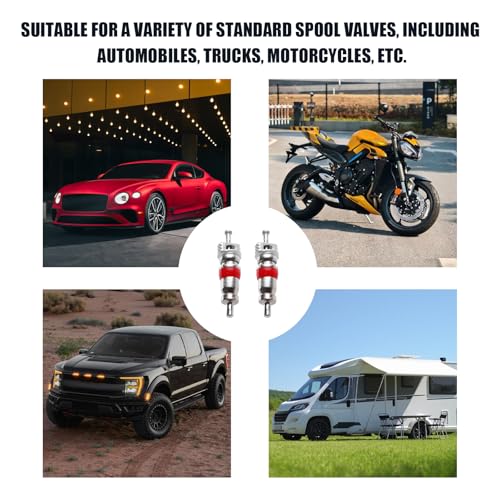 35PCS Valve Stem Puller Installer Tool Kit, Valve Cores & Caps with 4-Way Tool Single and Dual Single Head Remover, Universal Tire Stem Remover Valves Repair Tools for Most Cars